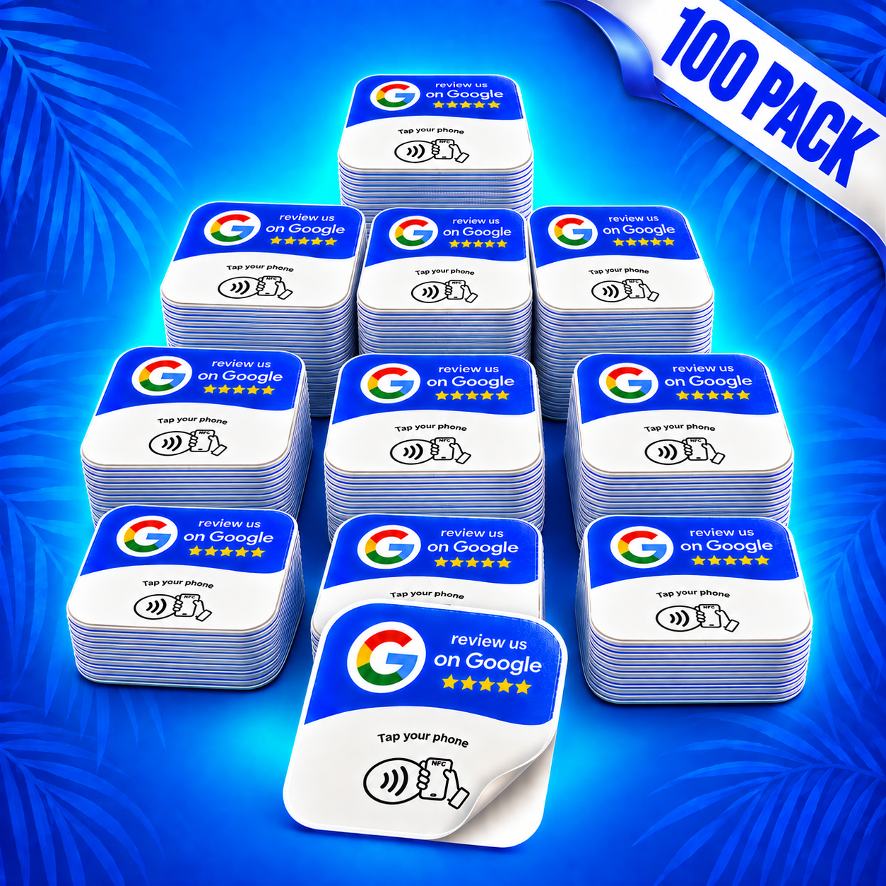 Google Review NFC Scan Stickers (100 pack)