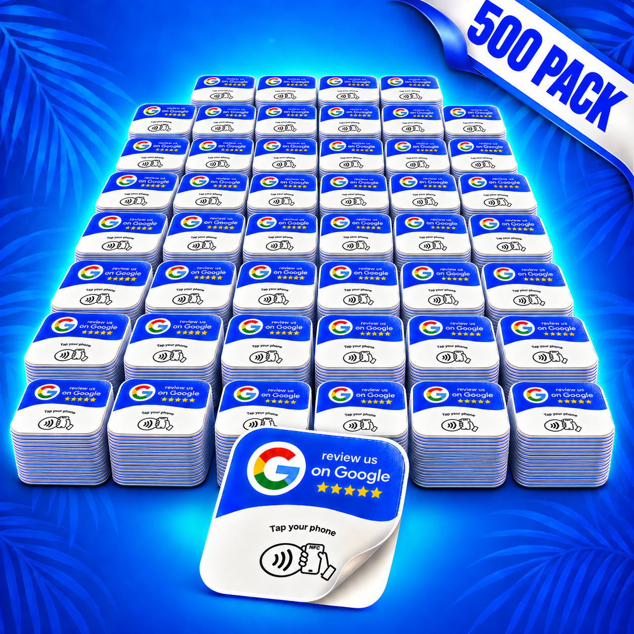 Google Review NFC Scan Stickers (500 Pack)