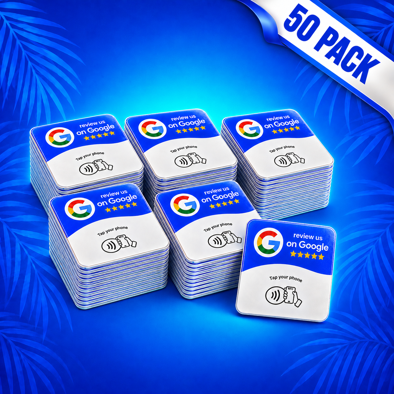 Google Review NFC Scan Cards (50 pack)