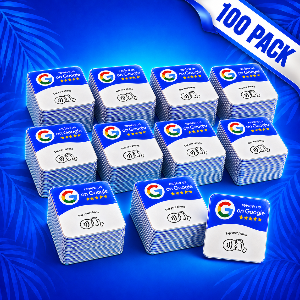 Google Review NFC Scan Cards (100 pack)